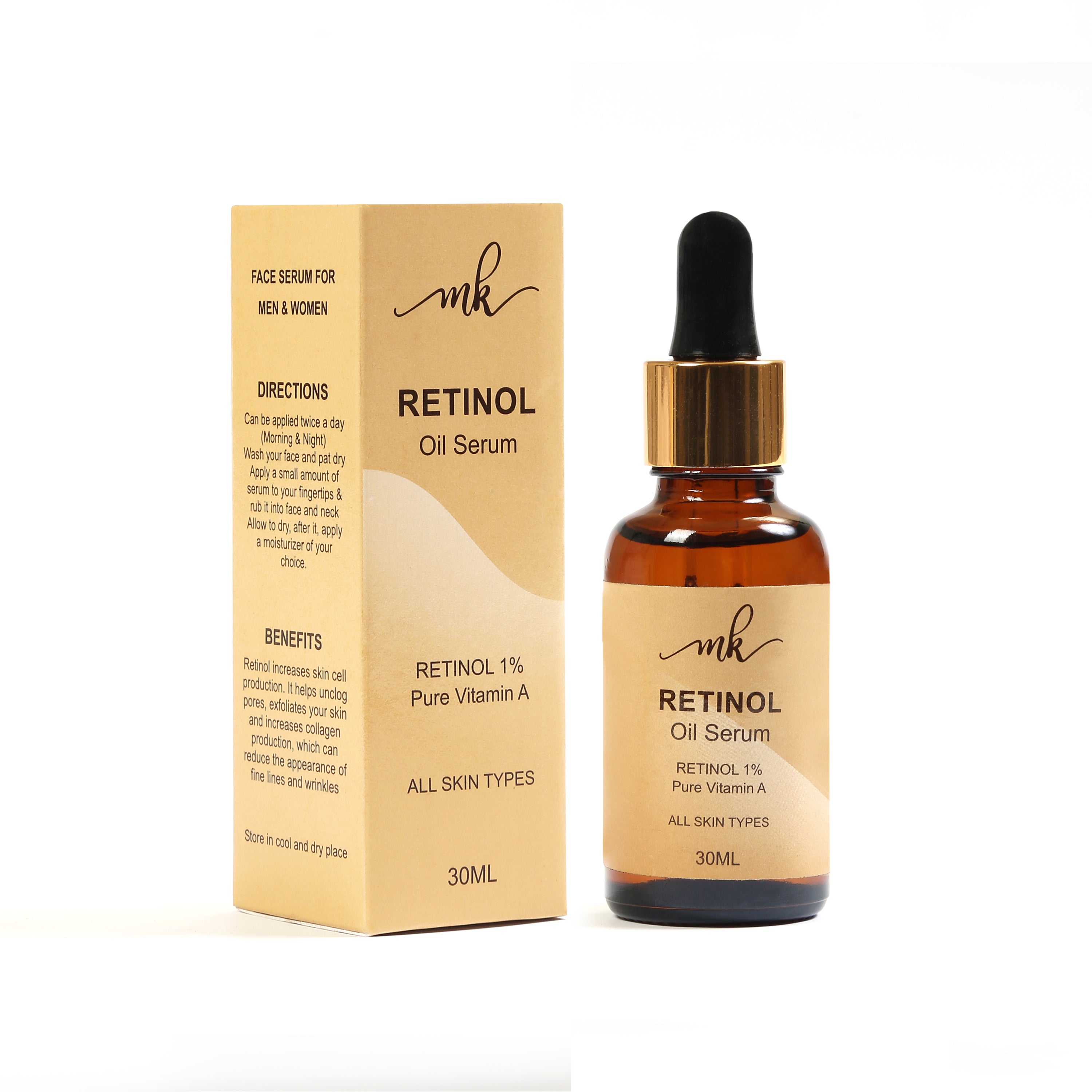 Retinol Oil Serum 30 ML MK Cosmetics Pakistan