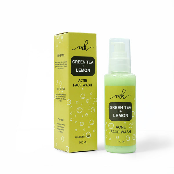 Green Tea + Lemon Acne Face Wash - 100ML