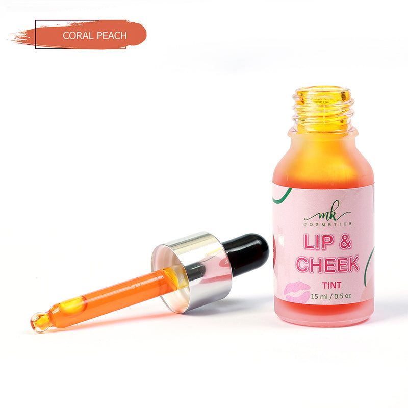 Lip and Cheek Tint Coral Peach-15ML