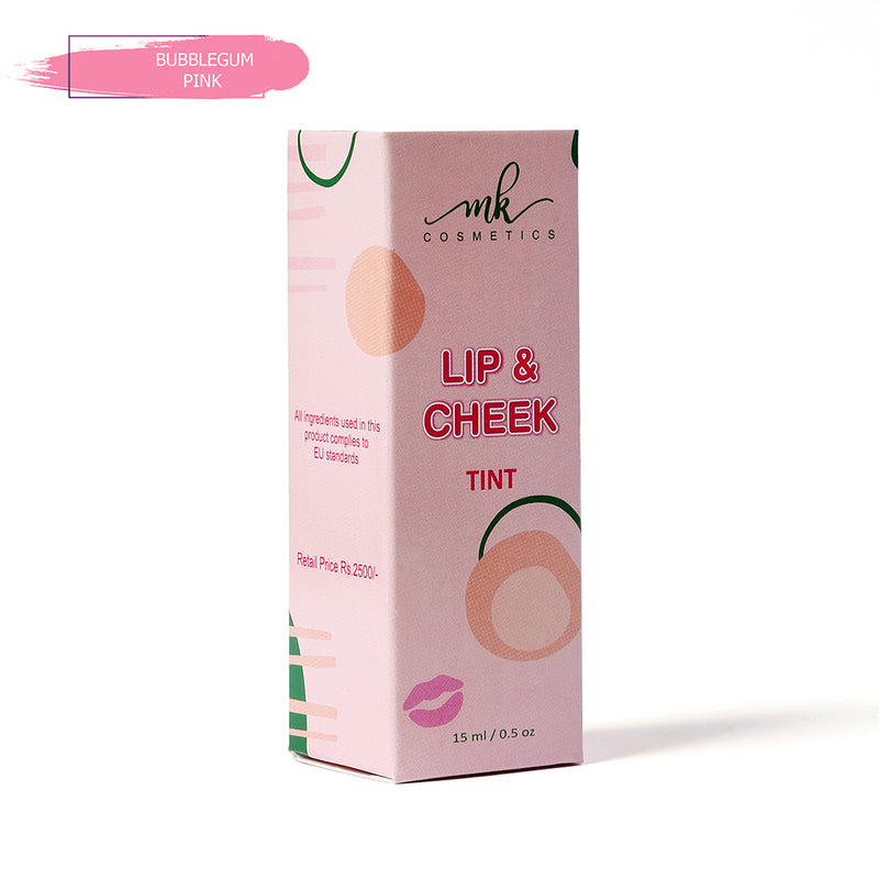 Lip and Cheek Tint Bubble Gum Pink-15ML