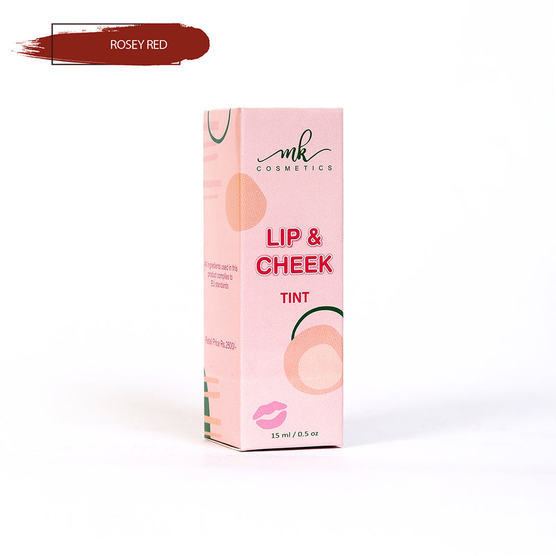 Lip and Cheek Tint Rosey Red- 15ML